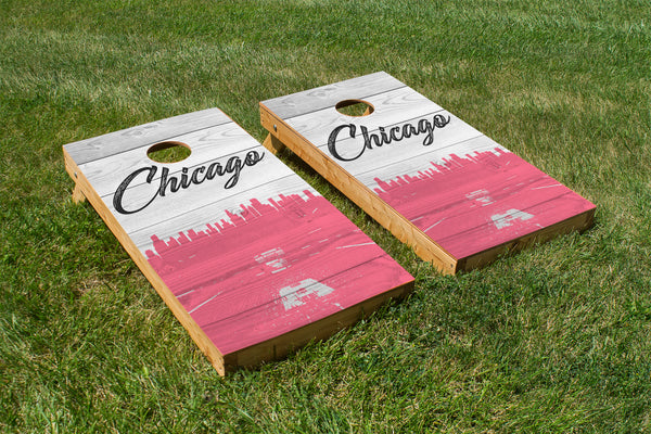 Chicago Bulls Arena Skyline - The Cornhole Crew